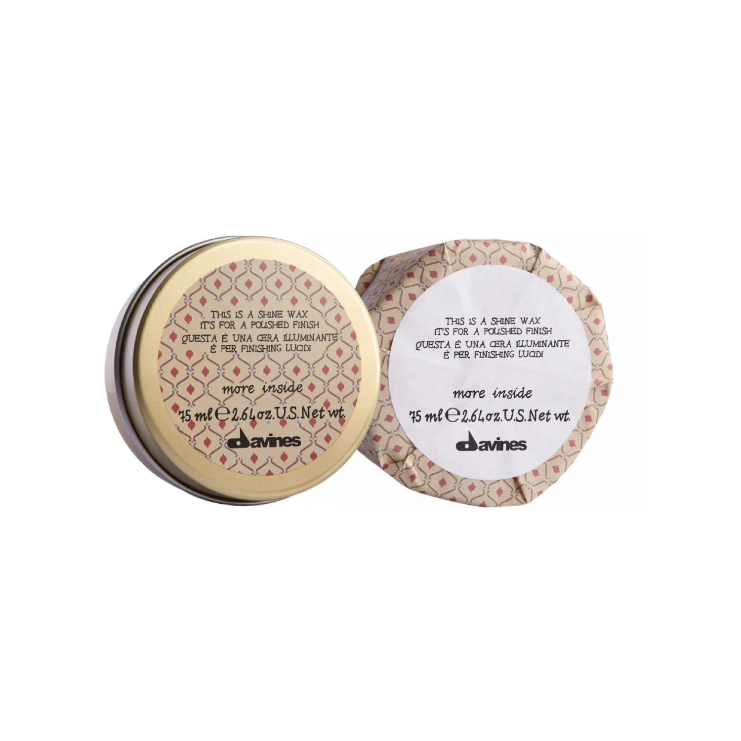 Davines More Inside Shine Wax 75ml 4 Davines More Inside Shine Wax 75ml - Image 2